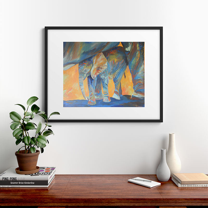 "Love Shelters" Framed Art Print