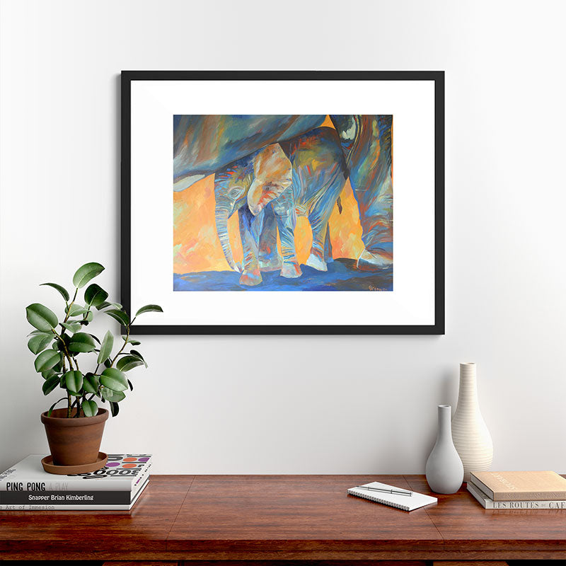 "Love Shelters" Framed Art Print