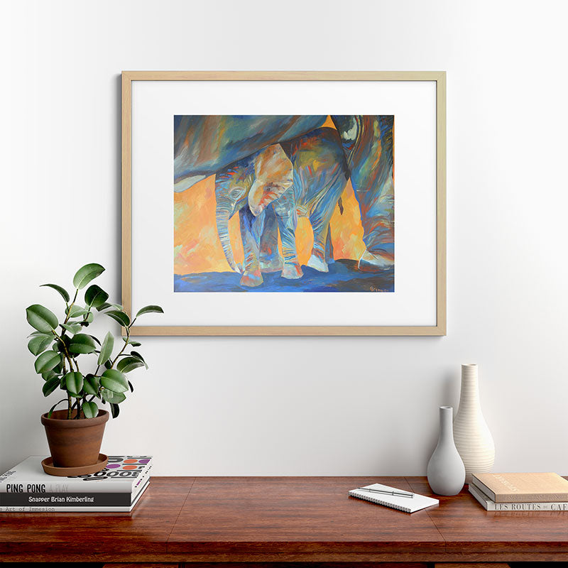 "Love Shelters" Framed Art Print