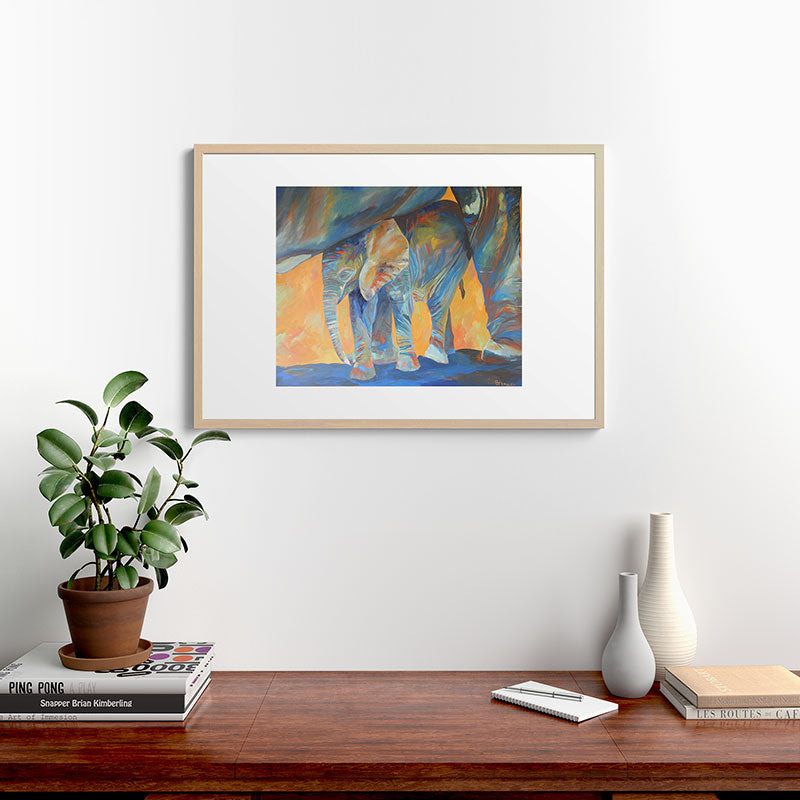 "Love Shelters" Framed Art Print