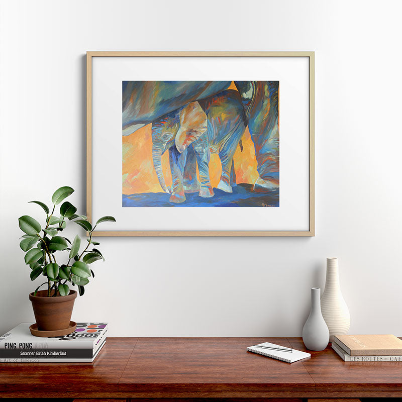 "Love Shelters" Framed Art Print