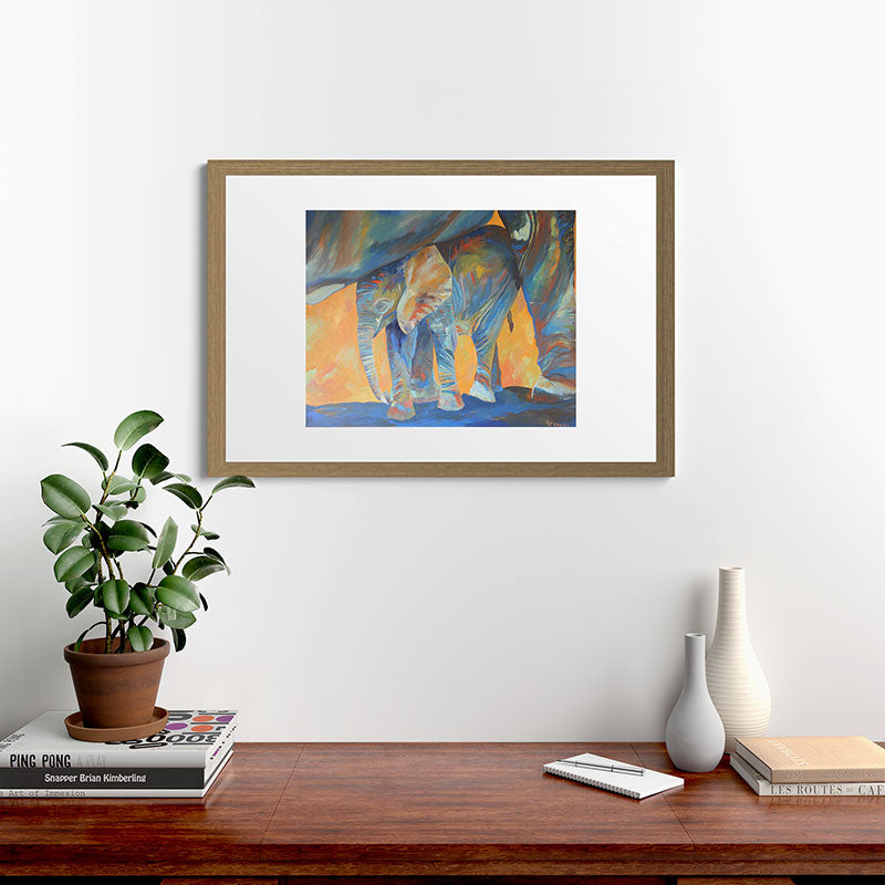 "Love Shelters" Framed Art Print