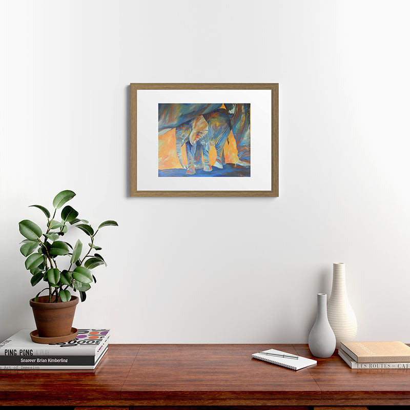 "Love Shelters" Framed Art Print