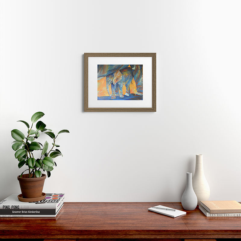 "Love Shelters" Framed Art Print
