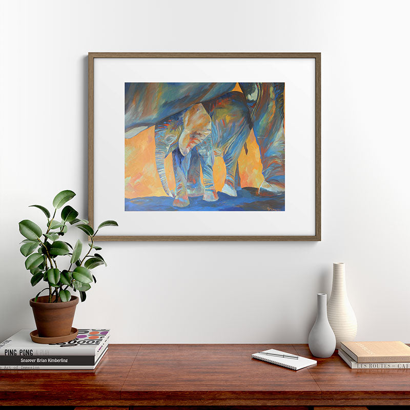 "Love Shelters" Framed Art Print
