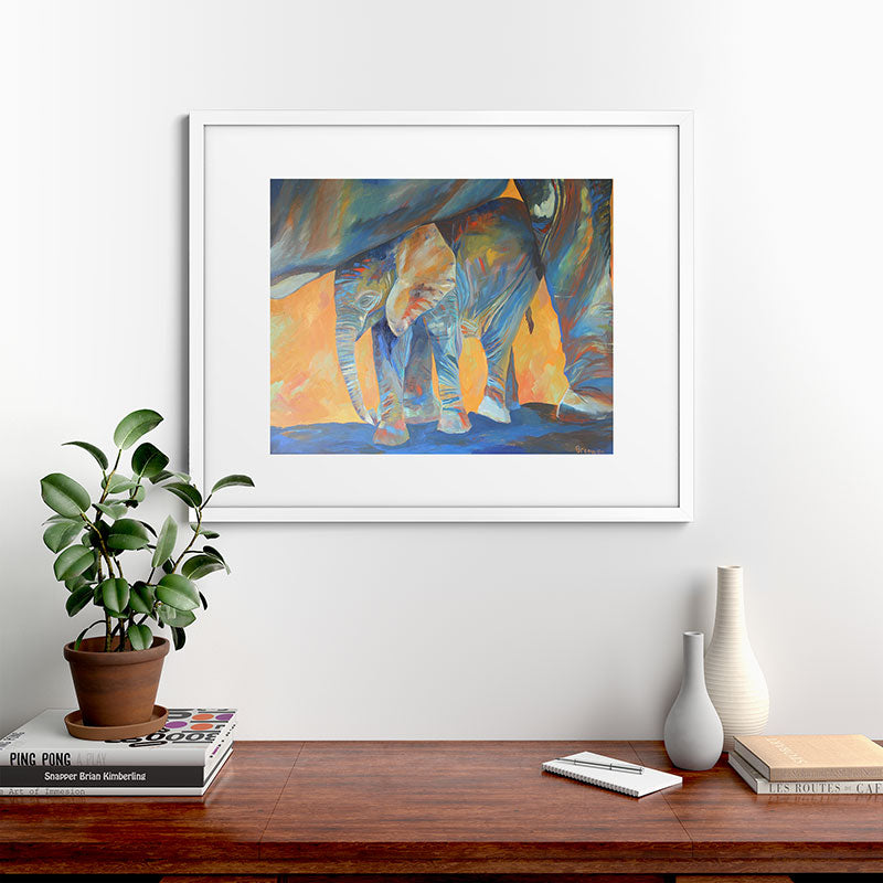 "Love Shelters" Framed Art Print