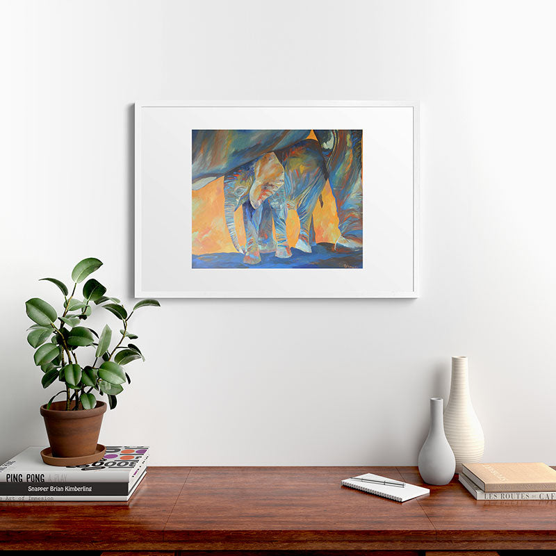 "Love Shelters" Framed Art Print