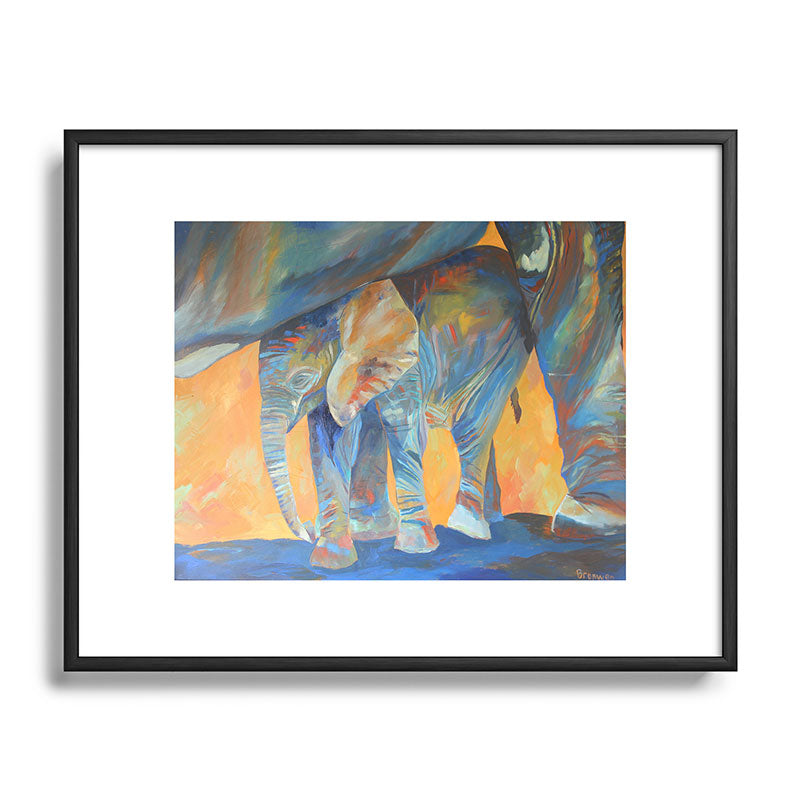 "Love Shelters" Framed Art Print