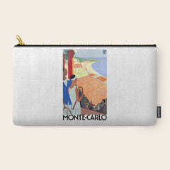 1930 MONTE CARLO Tennis Monaco Travel Poster Carry All Pouch