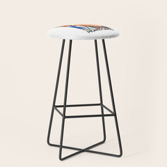 1930 MONTE CARLO Tennis Monaco Travel Poster Stool