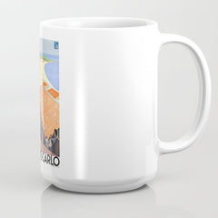 1930 MONTE CARLO Tennis Monaco Travel Poster Coffee Mug