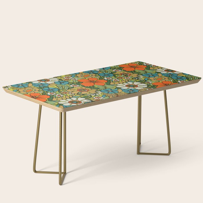 70s Plate Coffee Table