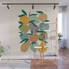 2025 EARTHY FRUIT MARKET CALENDAR Wall Mural