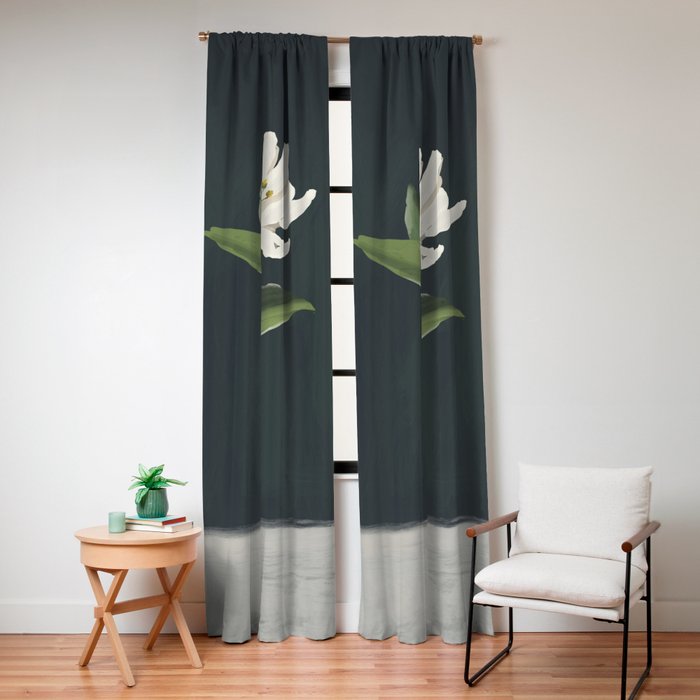 A flower in a vase Window Curtain