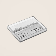 1895 Narragansett Pier and Beach, Narragansett, Rhode Island Acrylic Tray