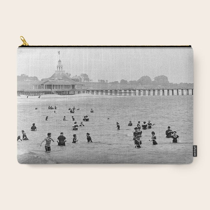 1895 Narragansett Pier and Beach, Narragansett, Rhode Island Carry All Pouch