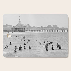 1895 Narragansett Pier and Beach, Narragansett, Rhode Island Cutting Board