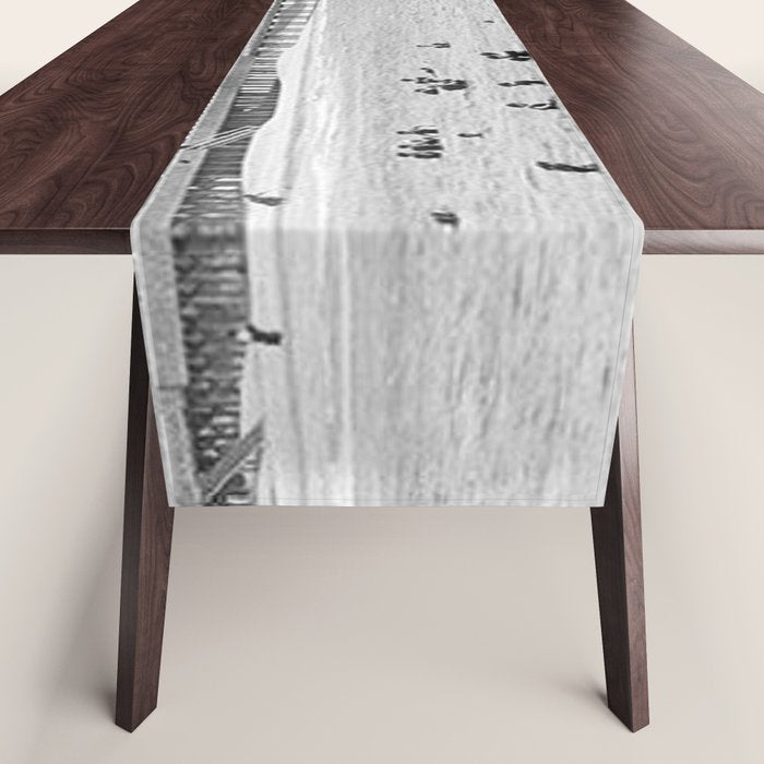 1895 Narragansett Pier and Beach, Narragansett, Rhode Island Table Runner