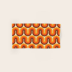 70s Retro Vintage Style 821 Autumn Bath Towel