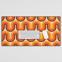 70s Retro Vintage Style 821 Autumn Desk Mat