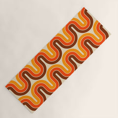 70s Retro Vintage Style 821 Autumn Yoga Mat