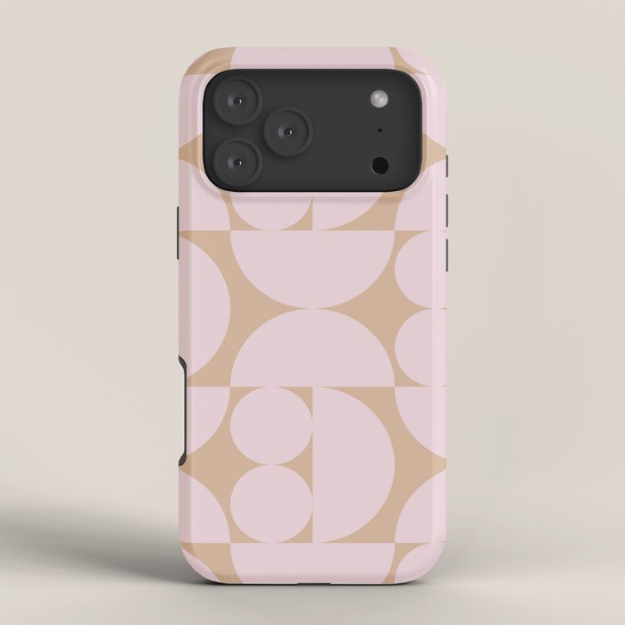 "Grapes and apple slices (pale pink)" iPhone Case