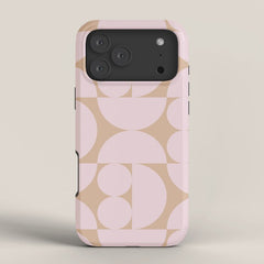 "Grapes and apple slices (pale pink)" iPhone Case