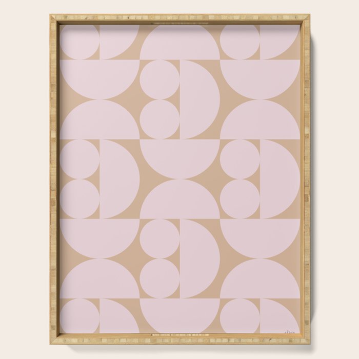"Grapes and apple slices (pale pink)" Serving Tray