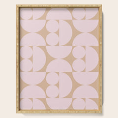 "Grapes and apple slices (pale pink)" Serving Tray