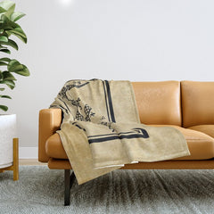 1776 "Join, or Die" Revolutionary War flag with 13 colonies, snake & no colors by Benjamin Franklin Throw Blanket