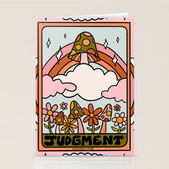 20. Judgment Tarot Mushroom Stationery Card