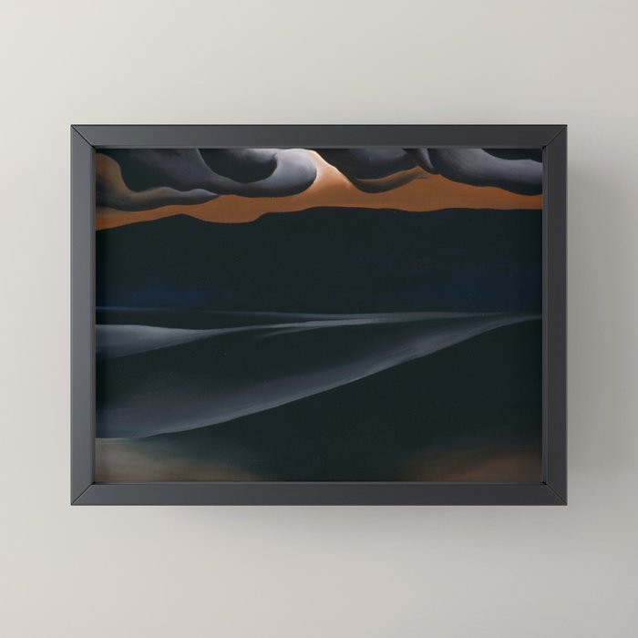 "Storm Cloud, Lake George" by Georgia O'Keeffe (1923) Mini Art Print