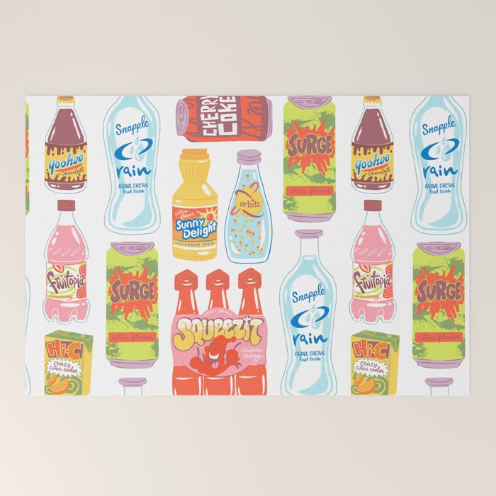 90s Drinks Welcome Mat