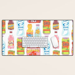 90s Drinks Desk Mat