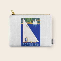 1941 PORTOFINO Italy Travel Poster Carry All Pouch