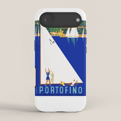 1941 PORTOFINO Italy Travel Poster iPhone Case