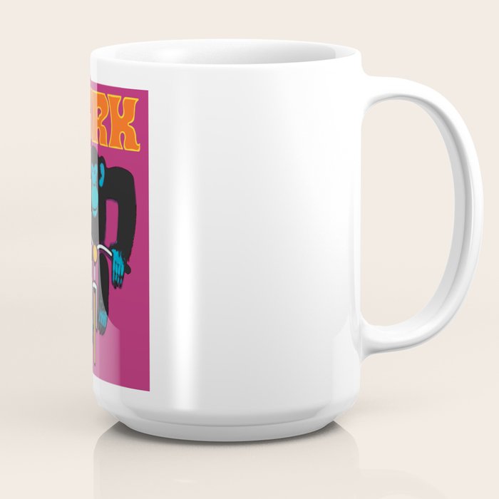 1968 CYRK Cycling Chimpanzee Polish Circus Poster Coffee Mug