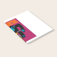 1968 CYRK Cycling Chimpanzee Polish Circus Poster Notebook