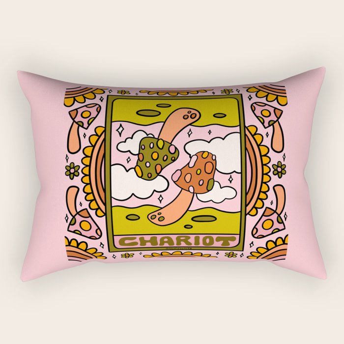 7. Chariot Mushroom Rectangular Pillow
