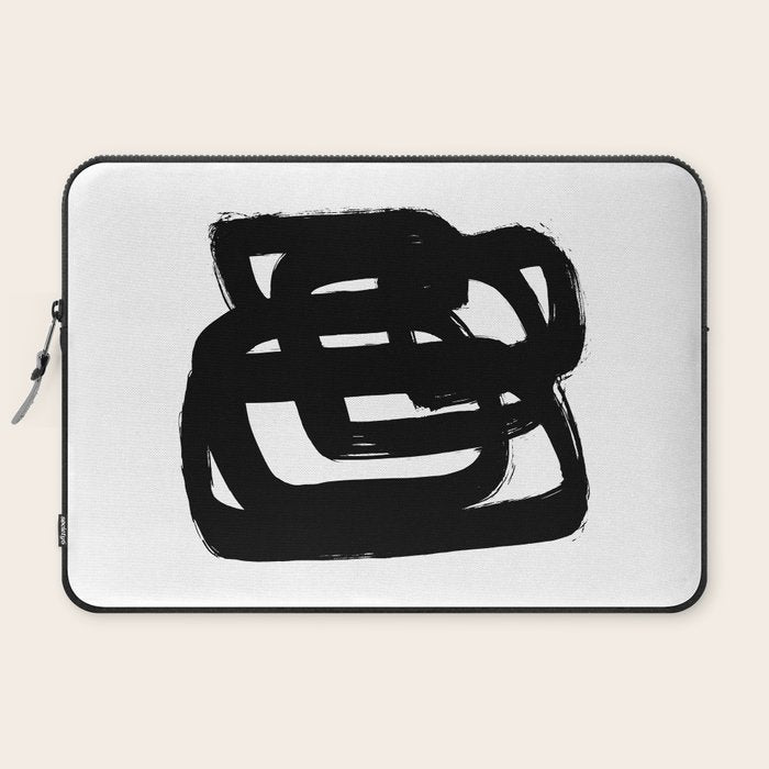 A Heavy Thought White Background Laptop Sleeve