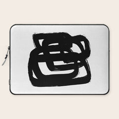 A Heavy Thought White Background Laptop Sleeve
