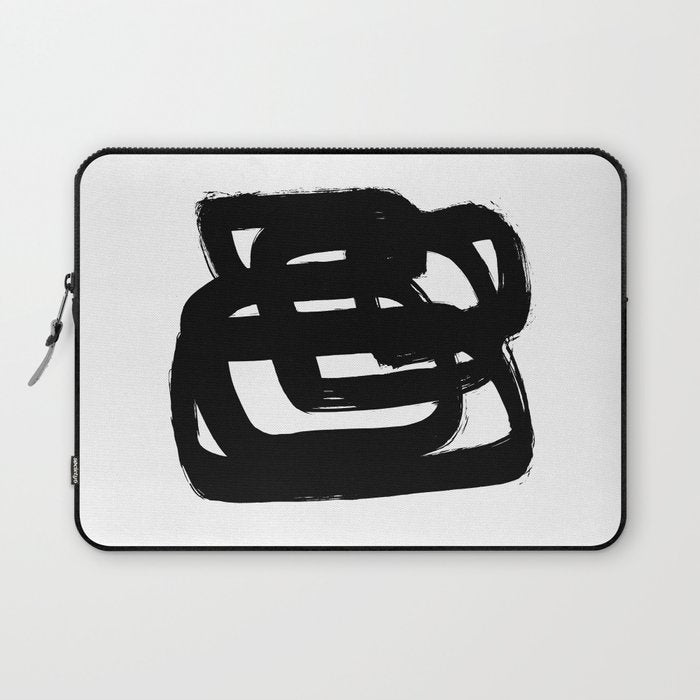 A Heavy Thought White Background Laptop Sleeve