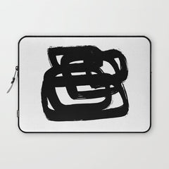 A Heavy Thought White Background Laptop Sleeve