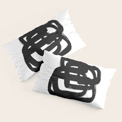 A Heavy Thought White Background Pillow Sham