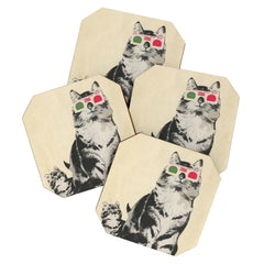 3D Glasses Coaster