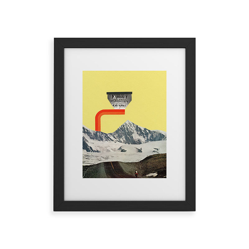 A Good Morning To You Framed Art Print