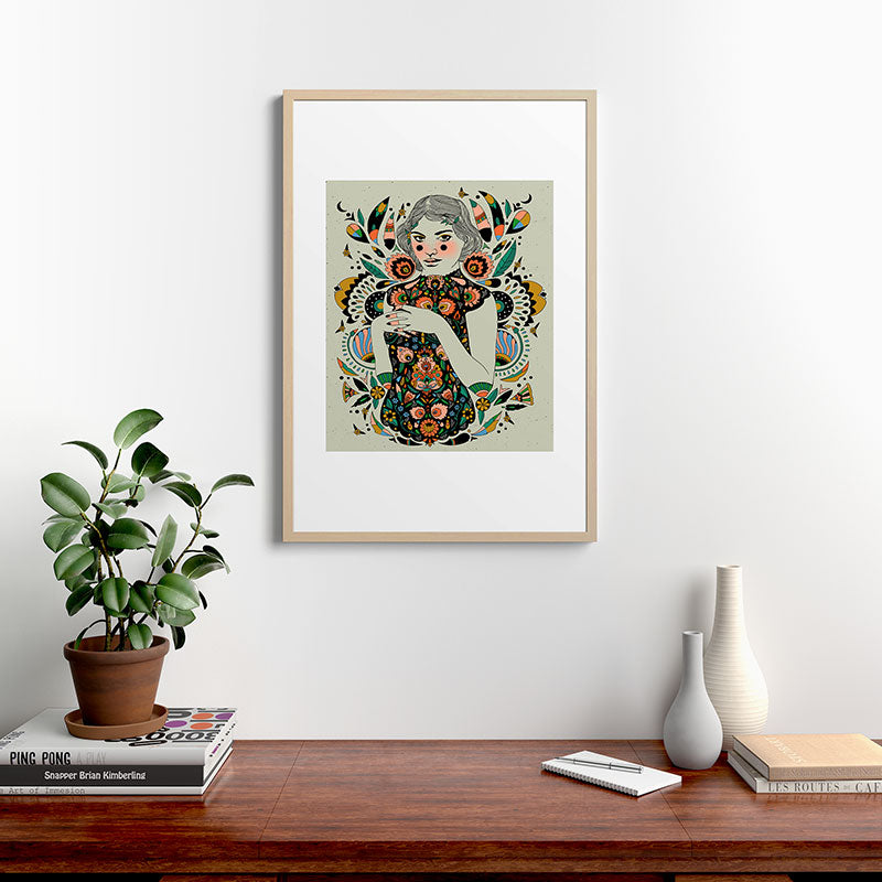 A Future Bright Framed Art Print