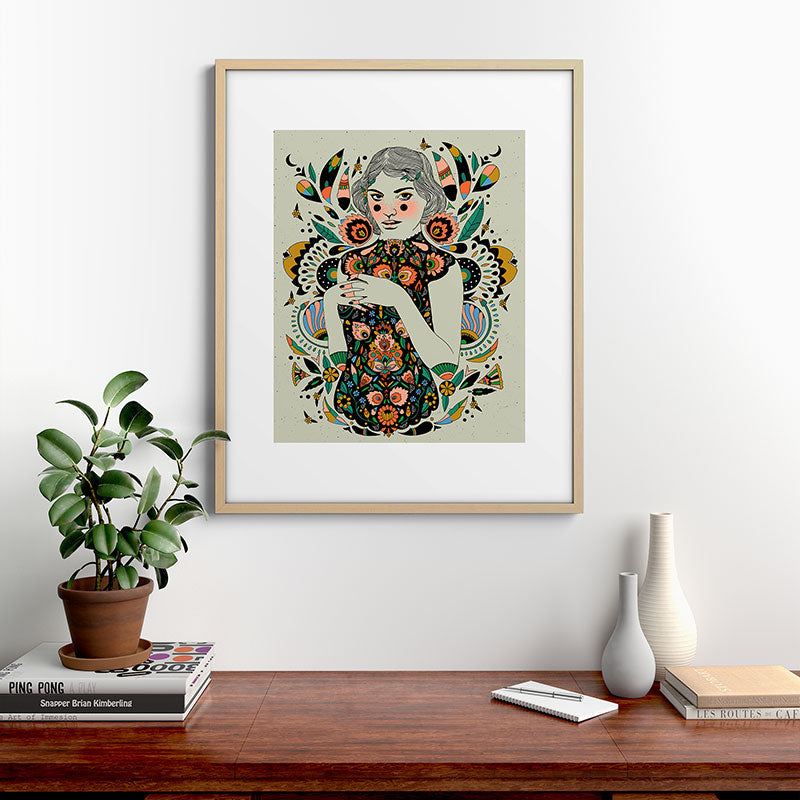 A Future Bright Framed Art Print