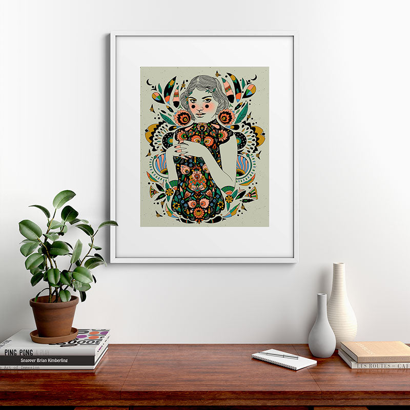 A Future Bright Framed Art Print