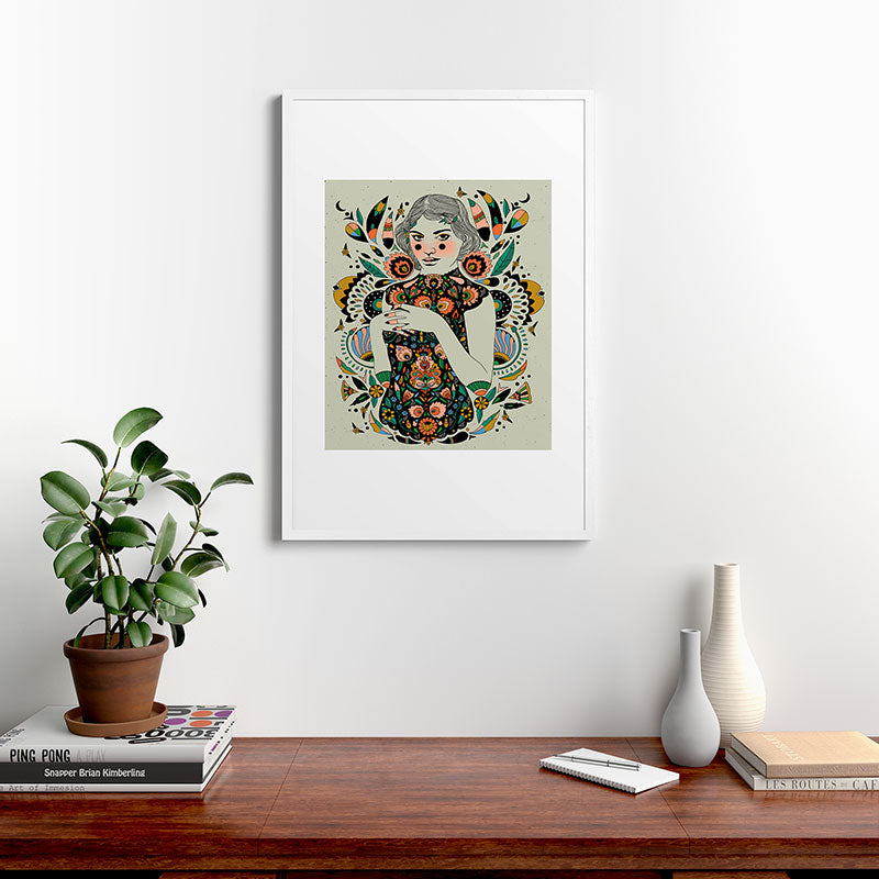 A Future Bright Framed Art Print